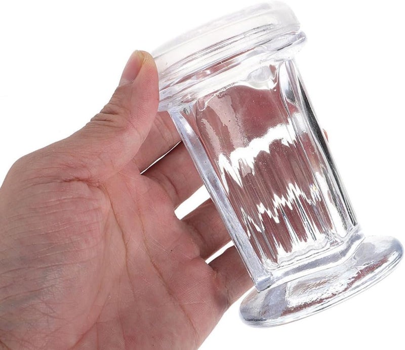 Garneck 3pcs Glass Staining Jars with Glass Lids, 60ml Small Jars for Microscope Slide Preparation, Holds 5 Slides, Laboratory Staining and Clinical Research Storage - Image 3