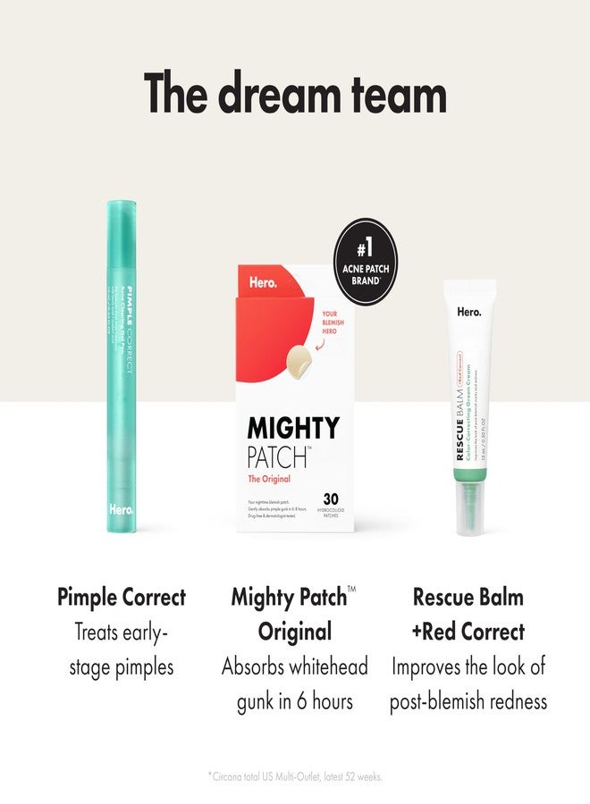 HERO COSMETICS Rescue Balm +Red Correct- New Formula-The Color-Correcting Green Cream. New Matte Formula Improves the Look of Post-Blemish Redness and Marks plus Hydrates Skin - Image 5