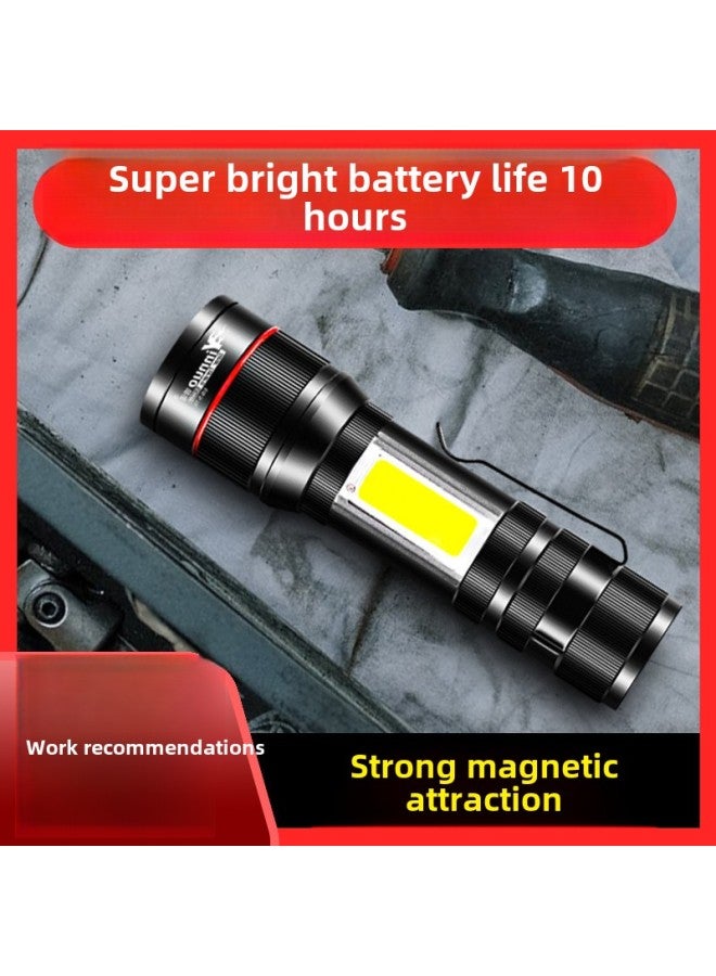 Loquat Strong Magnetic Work Light Auto Repair Super Bright Strong Light Magnet Led Charging Multifunctional Mini Portable Small Flashlight-Product Specifications:Enhanced 15W  -10 Hours Endurance - Image 2