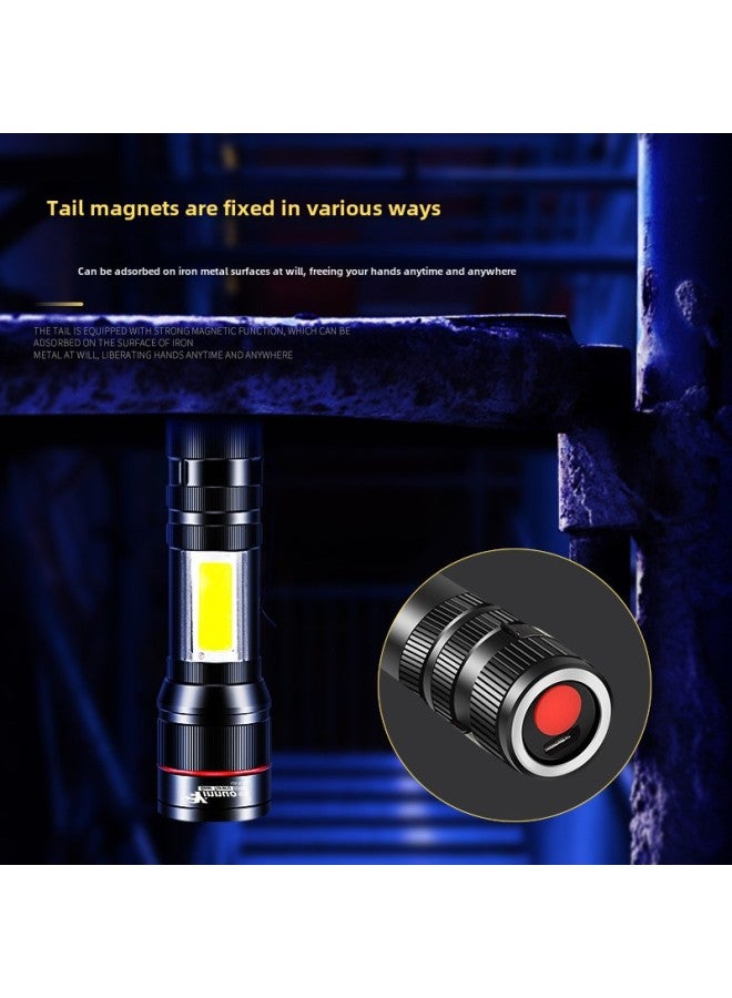 Loquat Strong Magnetic Work Light Auto Repair Super Bright Strong Light Magnet Led Charging Multifunctional Mini Portable Small Flashlight-Product Specifications:Enhanced 15W  -10 Hours Endurance - Image 3