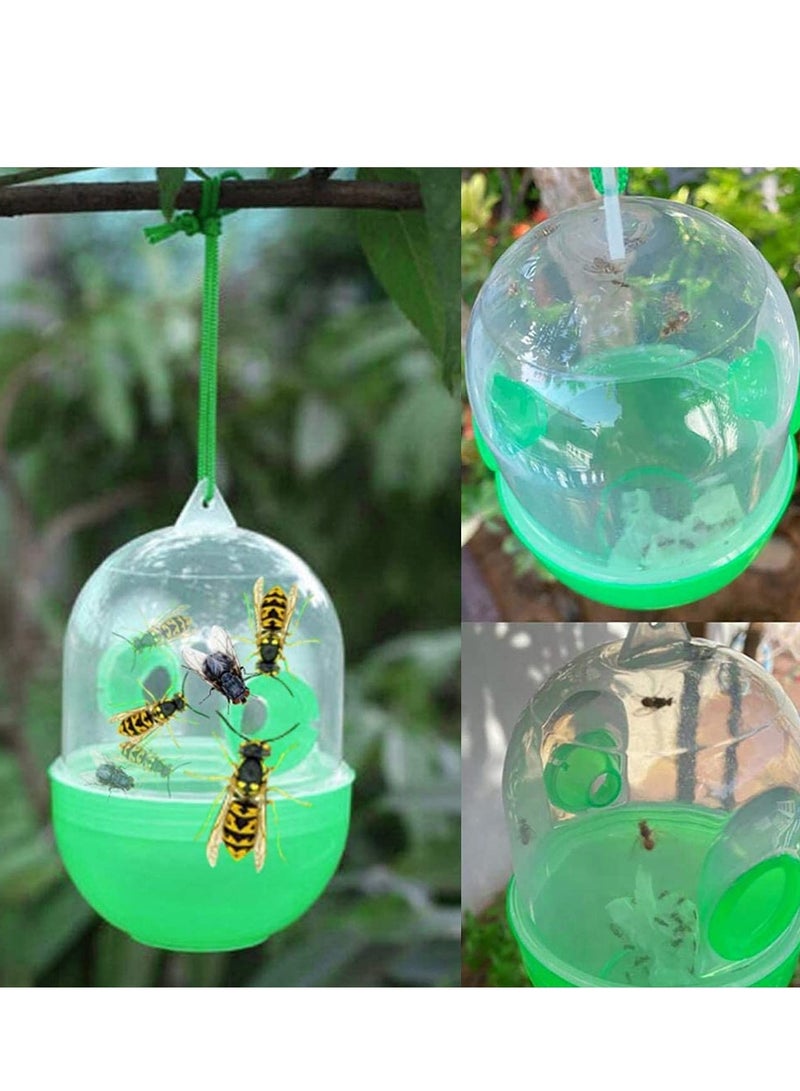 Generic Effective Bee and Insect Trap for Indoor and Outdoor Use, Ideal for Yellow Jackets, Fruit Flies, Hornets, and Wood Bees, Hourglass Design for Easy Removal  - Image 4