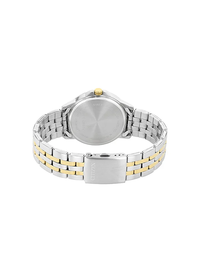 CITIZEN Men's Stainless Steel Strap with Two-Tone Gold Plating Quartz Standard Watch BF2018-52E - 41 mm