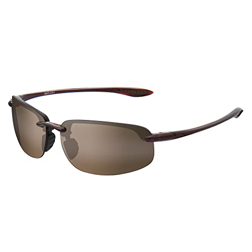 JULI Eyewear JULI Nylon Polarized Sunglasses for Men Women Driving Fishing Baseball Driving 8001 Nylon Polarized BrownBronze - Image 1