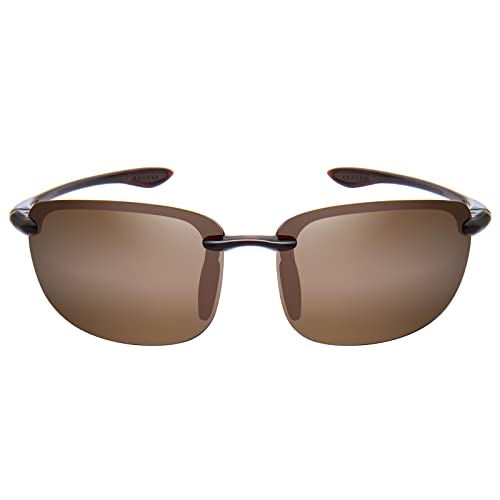 JULI Eyewear JULI Nylon Polarized Sunglasses for Men Women Driving Fishing Baseball Driving 8001 Nylon Polarized BrownBronze - Image 3