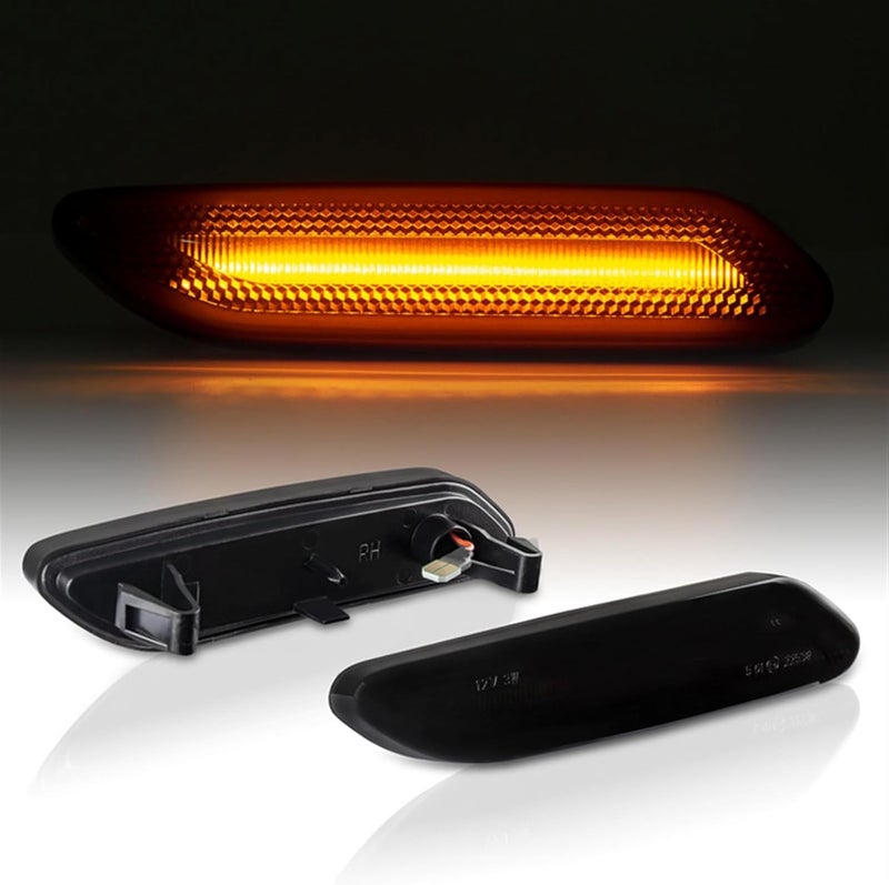 Vuzmode Dynamic Amber Side Marker Turn Signal Lights for MINI - Image 2