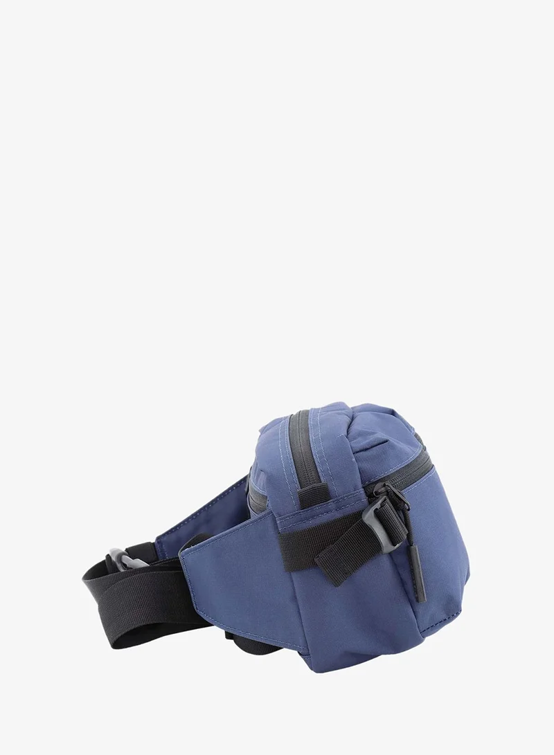 Discovery Navy Discovery SHIELD RPET Polyester Waist Bag Blue(Navy), Hip Bag With Adjustable Strap, RFID Pocket, Suitable For Travel, Outdoors, Gym, Hiking For Men And Women  | Best Price UAE