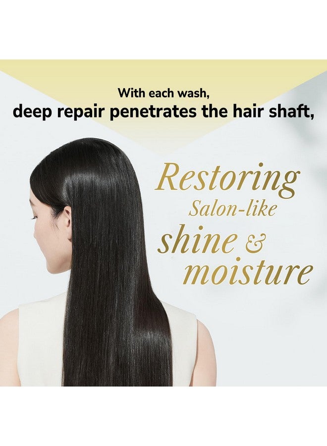 botanist Japanese Organic & Natural Shampoo For Damaged Hair, Repairing Split Ends Shampoo With Pump For Women & Men For Broken Hair, Sulfate & Silicone Free, New Freesia & Cassis 460 Ml/16.2 Fl Oz - Image 5