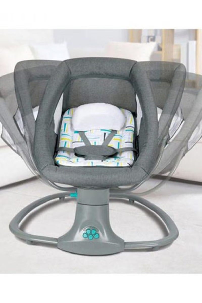Mastella 3 In 1 Deluxe Multi-Functional Baby Swing Bassinet With Integrated Mosquito Net - Image 2