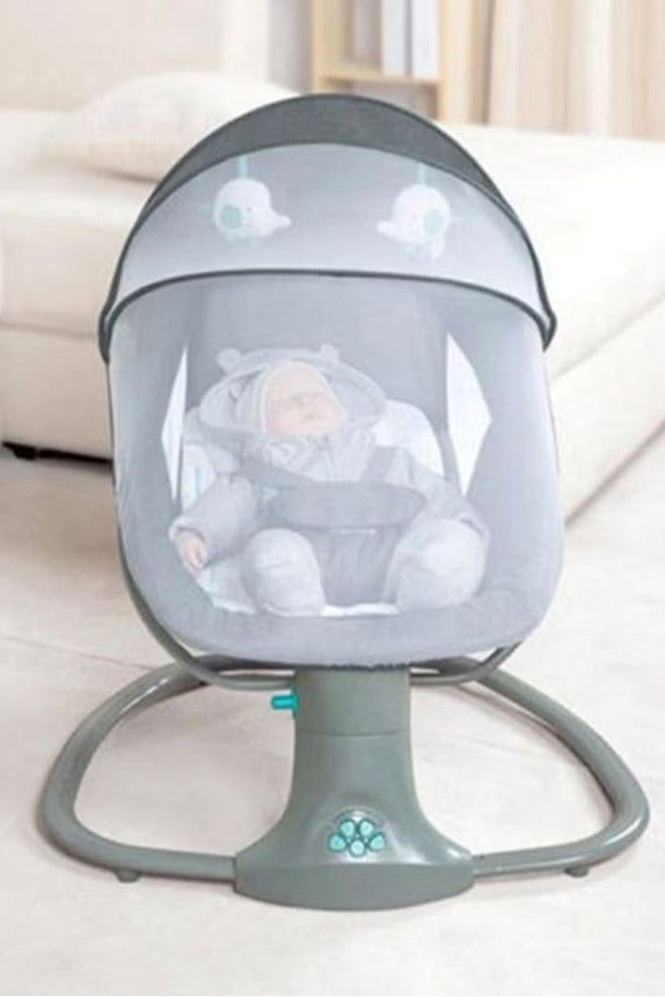 Mastella 3 In 1 Deluxe Multi-Functional Baby Swing Bassinet With Integrated Mosquito Net - Image 3
