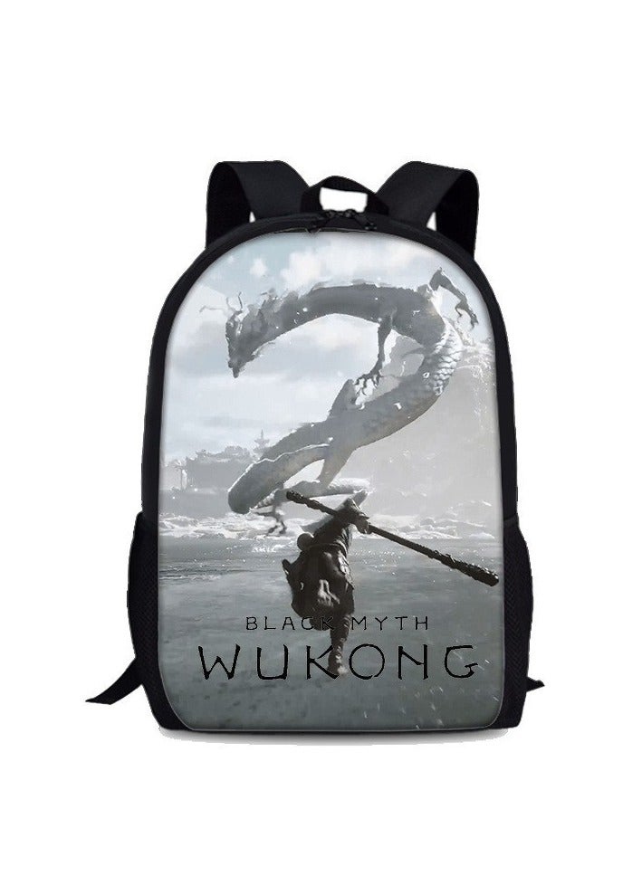 Black Myth Wukong Game Peripheral Student Backpack - Image 1