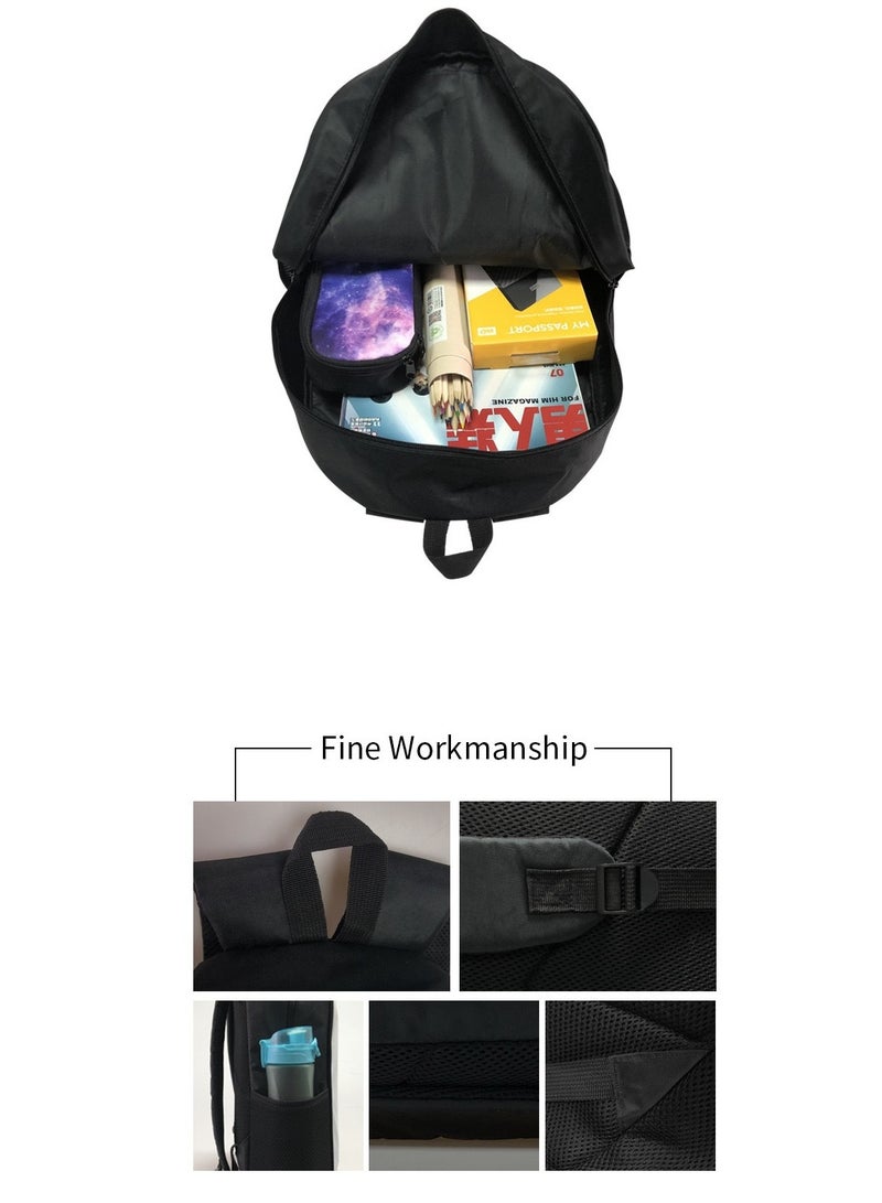 Black Myth Wukong Game Peripheral Student Backpack - Image 3
