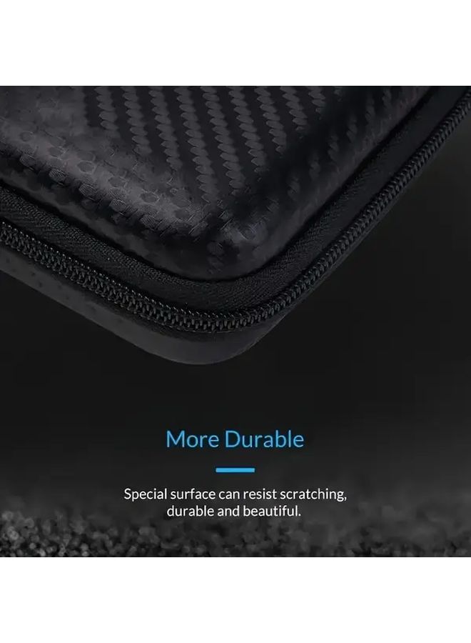 EVA Hard Storage Box With Zippered Organizer Mesh Pocket For Tech Accessories - Image 4
