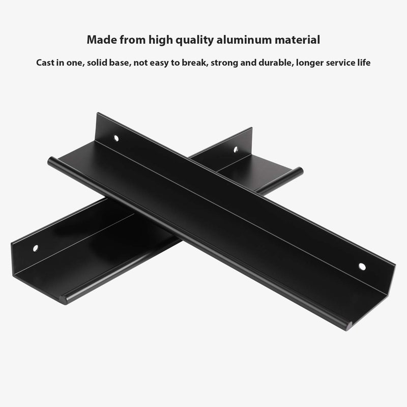 Peaha 10 Pack Kitchen Cabinet Handles Black Cabinet Hardware Cabinet Finger Edge Pulls Pack Door Finger Pull 160Mm/6 1/3In Center To Center  Ls7030Bk160 - Image 4