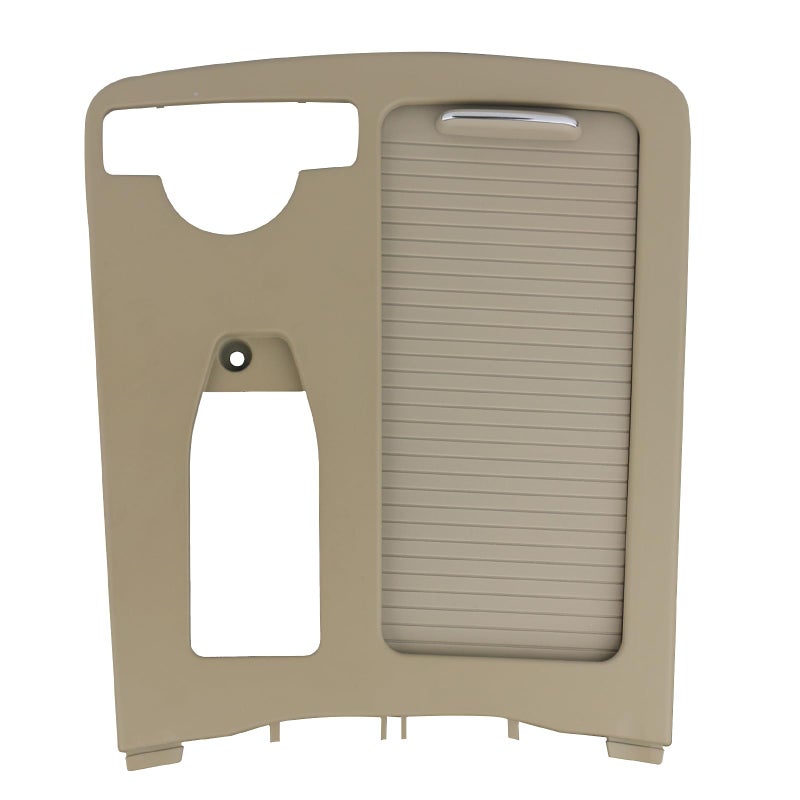 omoZone Center Console Roller Blind Cover Cup Holder Trim Cover Beige Compatible with 20082014 MercedesBenz W204 W212 Replaces 2046800107