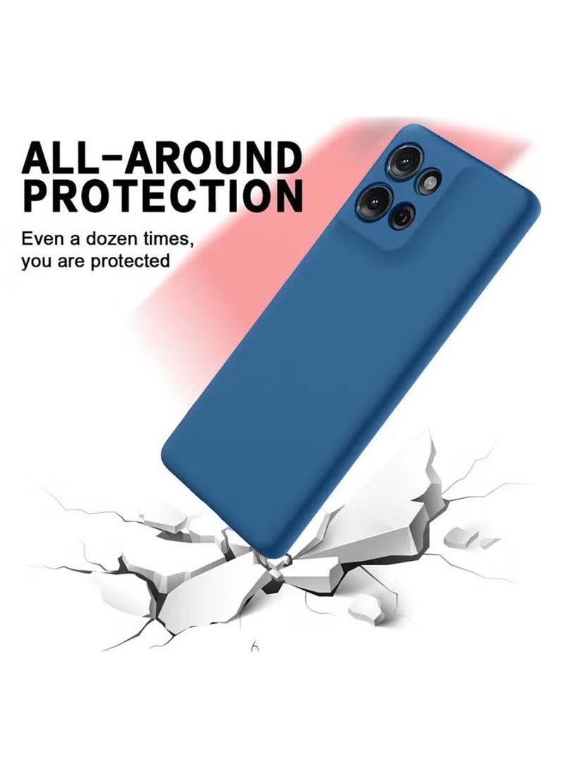 TIGER Motorola Moto G15 4G 2025 Premium Soft Liquid Silicone Case Cover – Navy Blue | Shockproof, Slim Fit, Anti-Fingerprint, Soft Microfiber Lining, Anti-Slip Grip, Stylish & Durable Back Cover for Daily Protection - Image 4