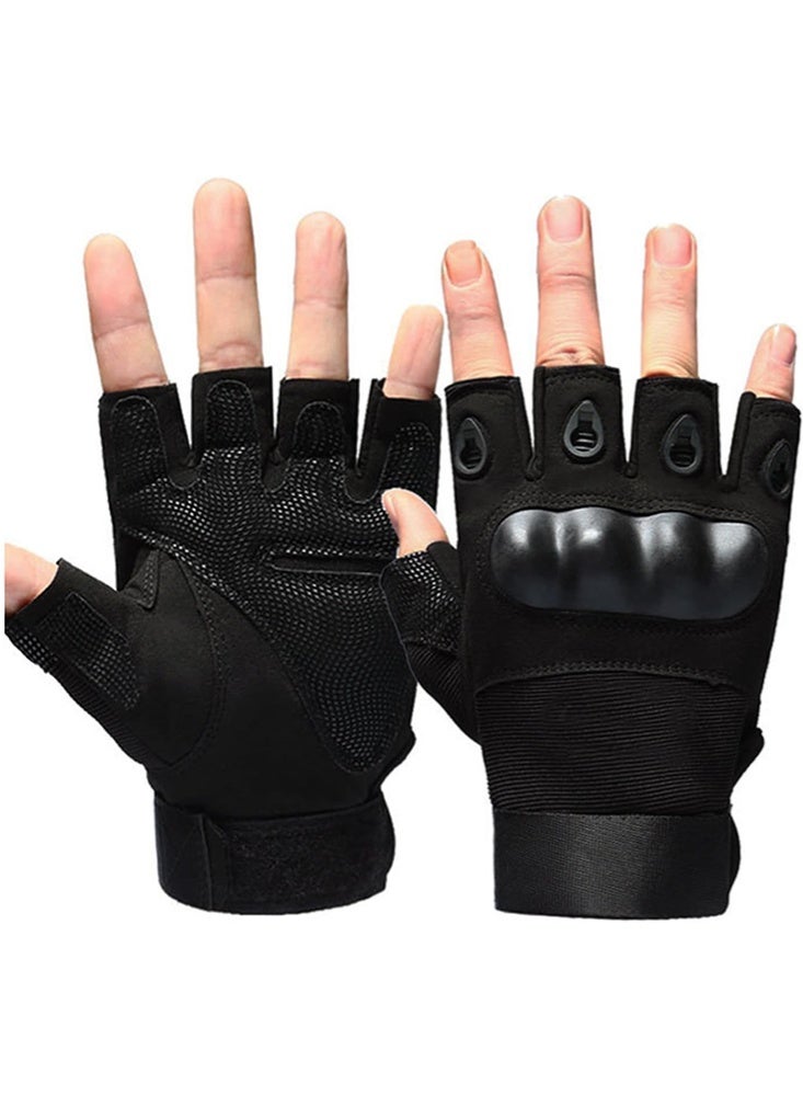 fdsport Riding Glove - Breathable Fingerless Motorcycle Gloves for Cycling, Racing - Image 4