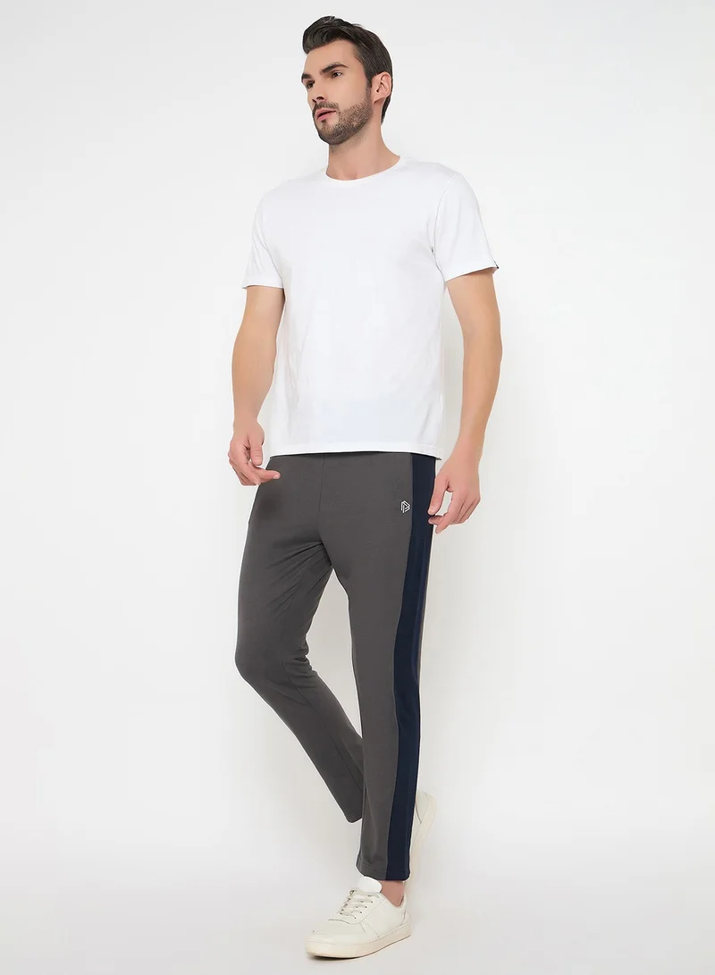 John Players John Players Colourblocked Pyjama in Grey - Cotton