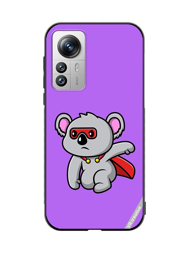 VR CREATIVE Protective Case Cover For Xiaomi 12 Pro Hero Coala Design Multicolour - Image 1