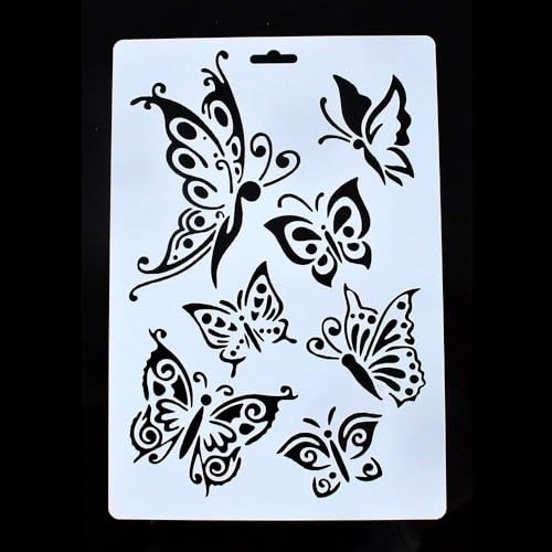 SLGIFT DIY Decorative Stencil Template for Painting On Walls Furniture Crafts (Butterfly) - Image 2