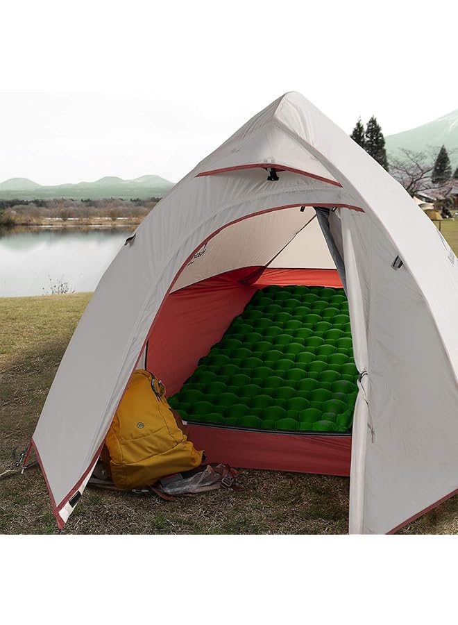 Naturehike Sleeping Mat Lightweight Single Sleeping Mats 6.5 cm Thick Inflatable Air Cushion Outdoor Compact Moisture Resistant for Hiking Backpacking Camping Army Green - Image 5