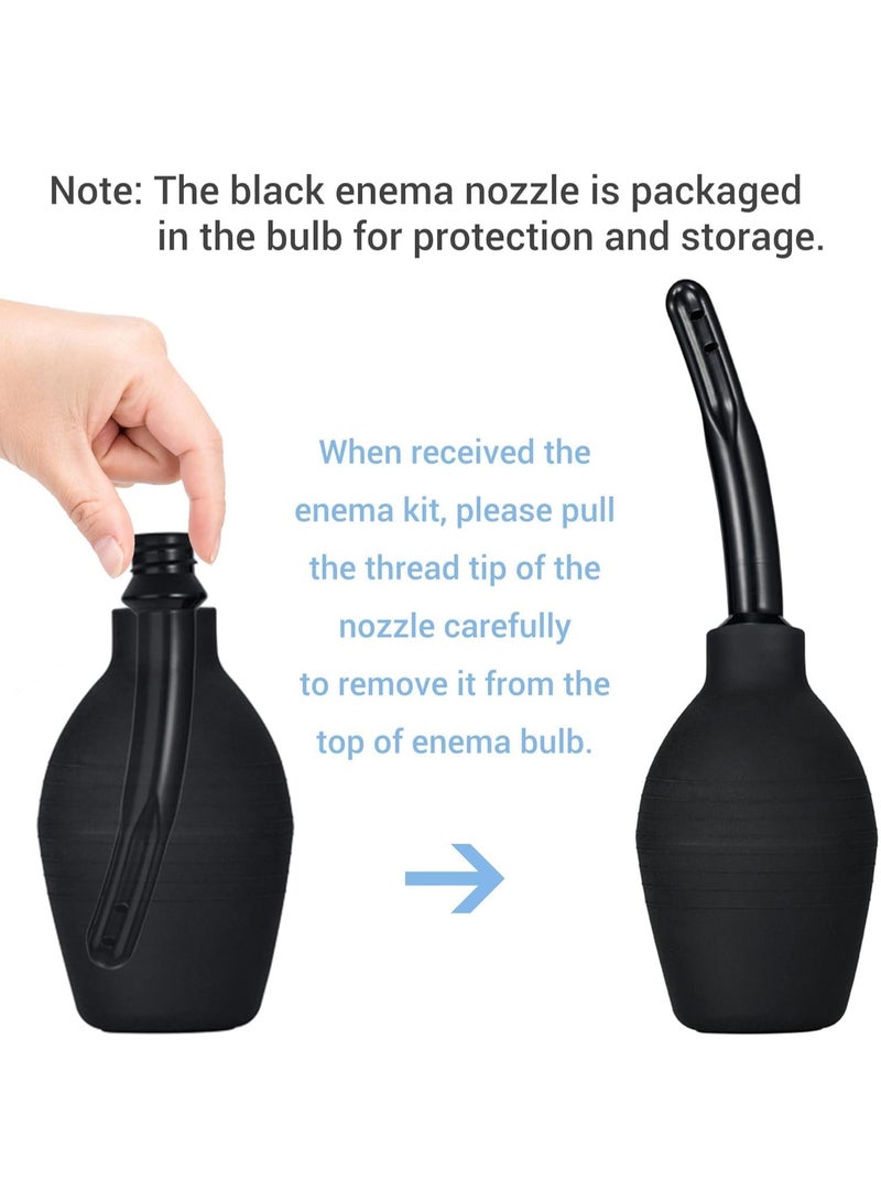 Bidet Portable 300ML Portable Shattaf Bidet Travel Personal Hygiene Cleaning Tool, Black - Image 5