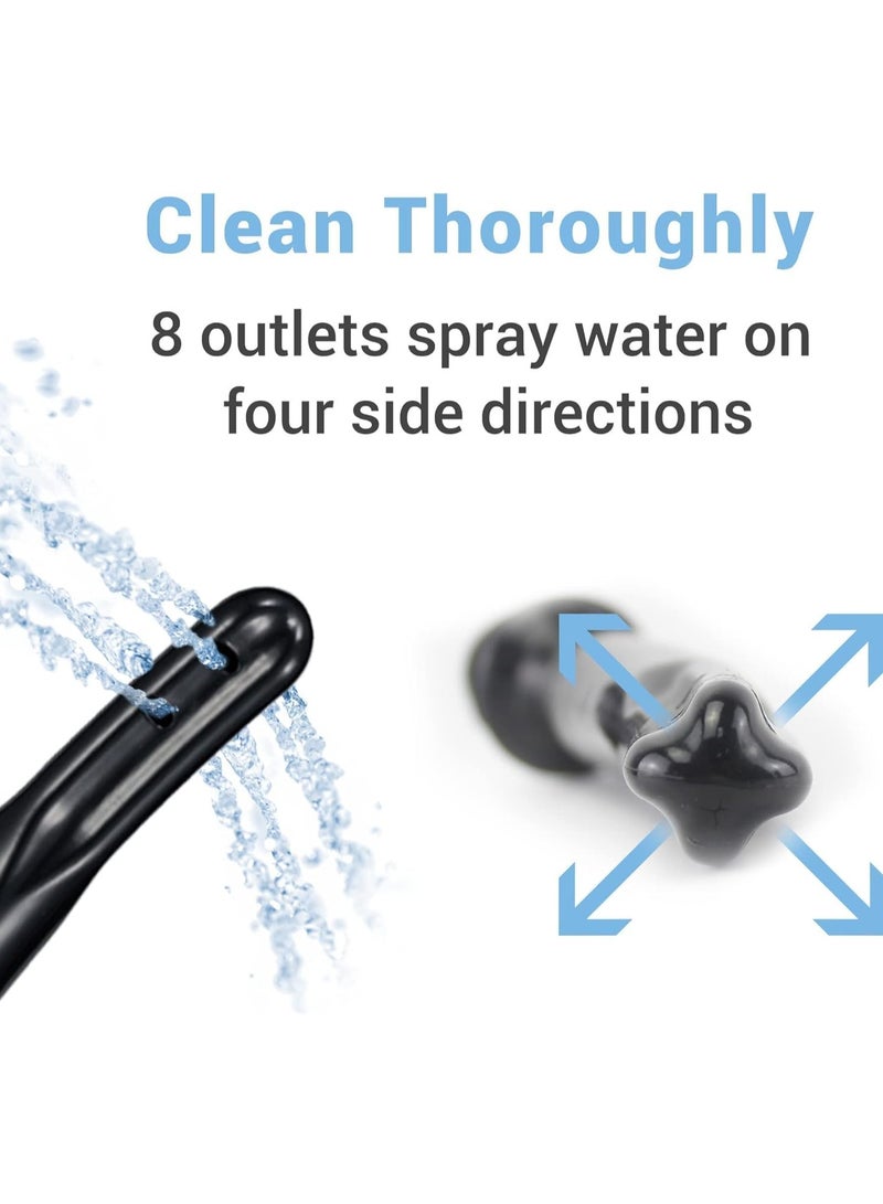Bidet Portable 300ML Portable Shattaf Bidet Travel Personal Hygiene Cleaning Tool, Black - Image 3
