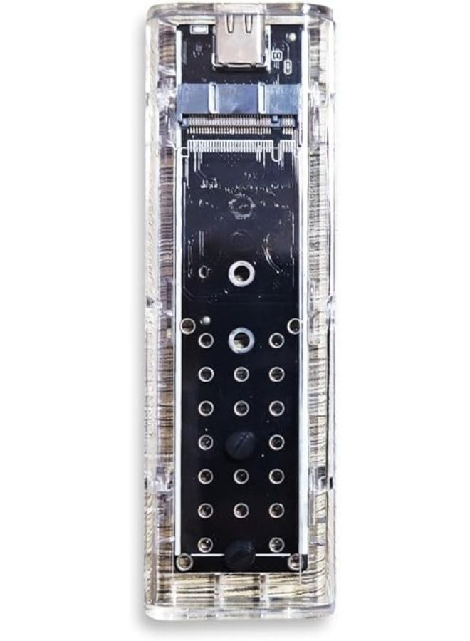 M.2 SSD to USB 3.1 Enclosure – High Speed NVMe External Case 10Gbps – Supports 4 Sizes of M.2 SSD - Image 1