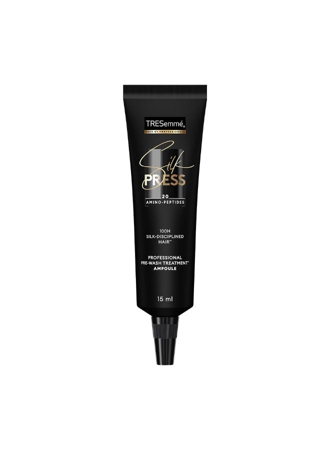 TRESemmé TRESemme Silk Press Pre-Wash Treatment Ampoules 4 x 15ml - Image 1