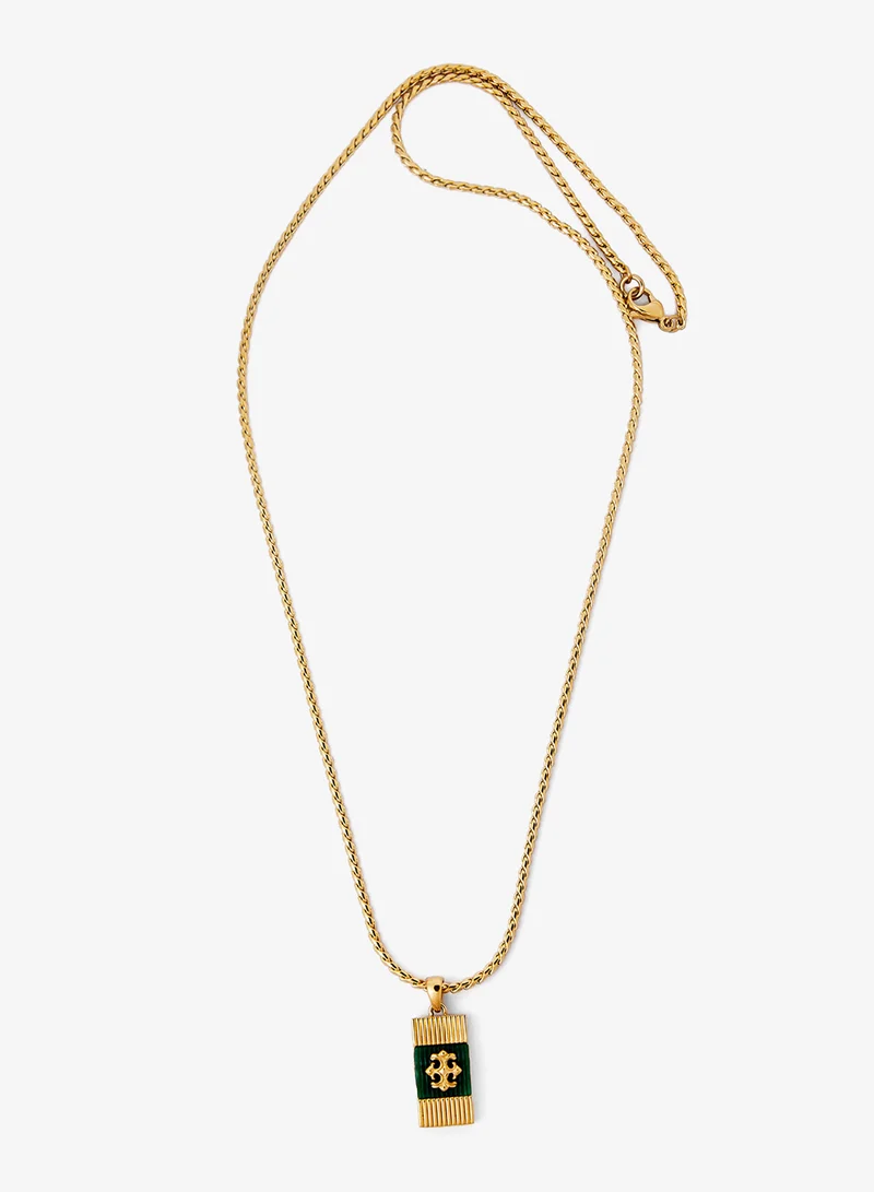GUESS Rebel Moon Logo Necklace