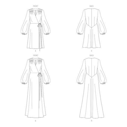 Vogue Misses' Nightgown Sewing Pattern Kit, Design Code V1928, Sizes 16-18-20-22-24 - Image 3
