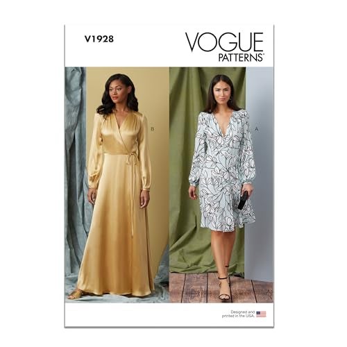 Vogue Misses' Nightgown Sewing Pattern Kit, Design Code V1928, Sizes 16-18-20-22-24 - Image 1