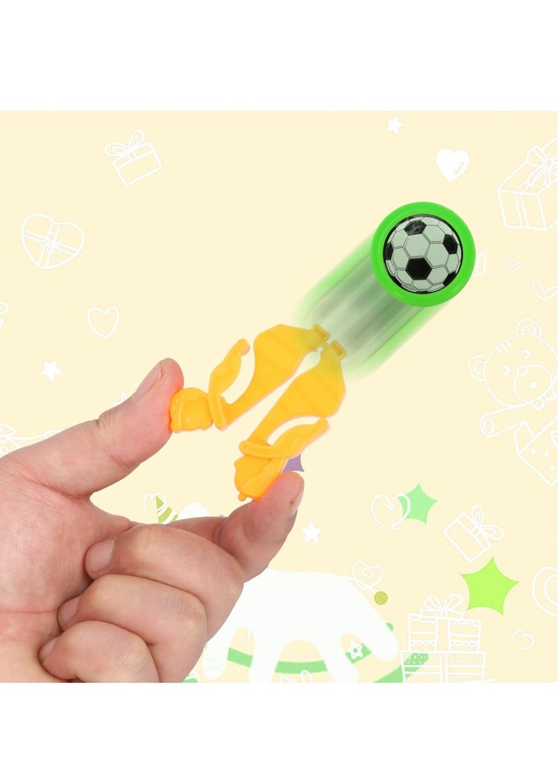 SOLARAE 60 Pack Football Flying Saucers Launcher Toys, Party Favors Chasing Toy Gifts Toys, Outside Flying Toys, Suitable for Kids 3-8 Years Old - Image 3