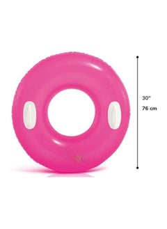 INTEX 59258NP-Inflatable Swim Tube with Two Handles 76cm/30", Pink  - Image 3