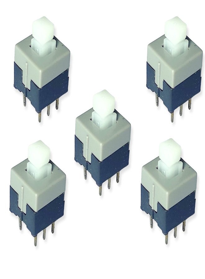 UNIVERSAL HUB 15pcs 6 Pin Mini Push Button Self-Locking 25V 2A On/off self-lock latching tiny push button Multicolor - Image 2