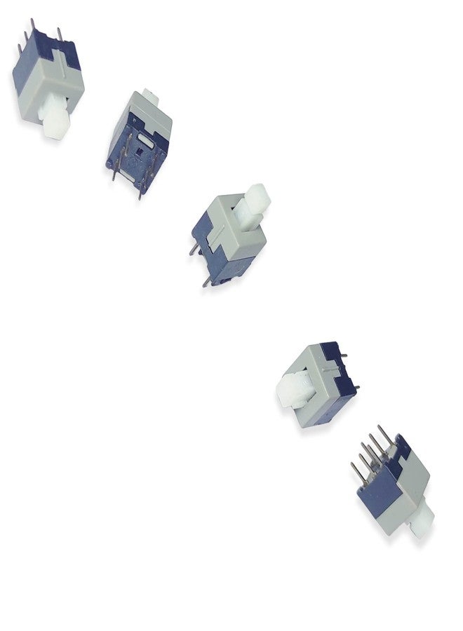 UNIVERSAL HUB 15pcs 6 Pin Mini Push Button Self-Locking 25V 2A On/off self-lock latching tiny push button Multicolor - Image 5