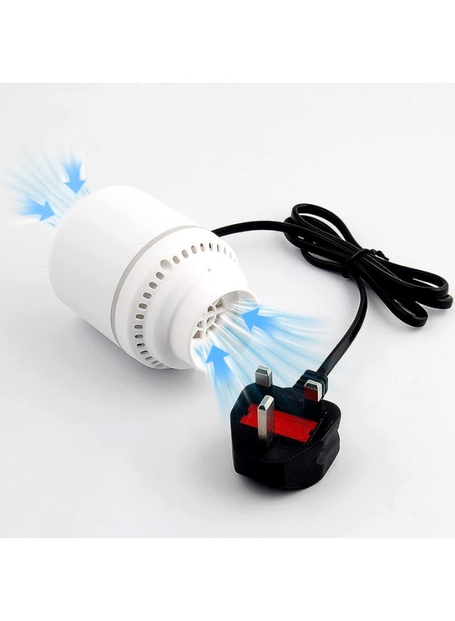 Arabayt Electric vacuum pump, portable vacuum compression bag electric air pump, space-saving vacuum suction pump, suitable for storing clothes, bedding, and travel items (large size/38mm). - Image 1