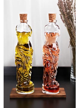 Rennway Venus Oil Pot - Vinegar Sauce Bowl with Woman Figure 700 ml Set of 2  - Image 2
