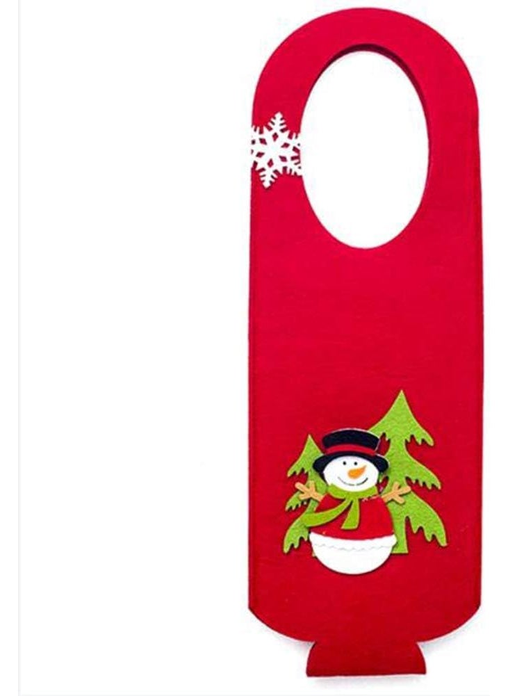 Forty Wings Forty Wings 1 Pcs Felt Beautiful Wine Bottle Cover for Christmas Xmas Gift and Decoration Items  - Image 1
