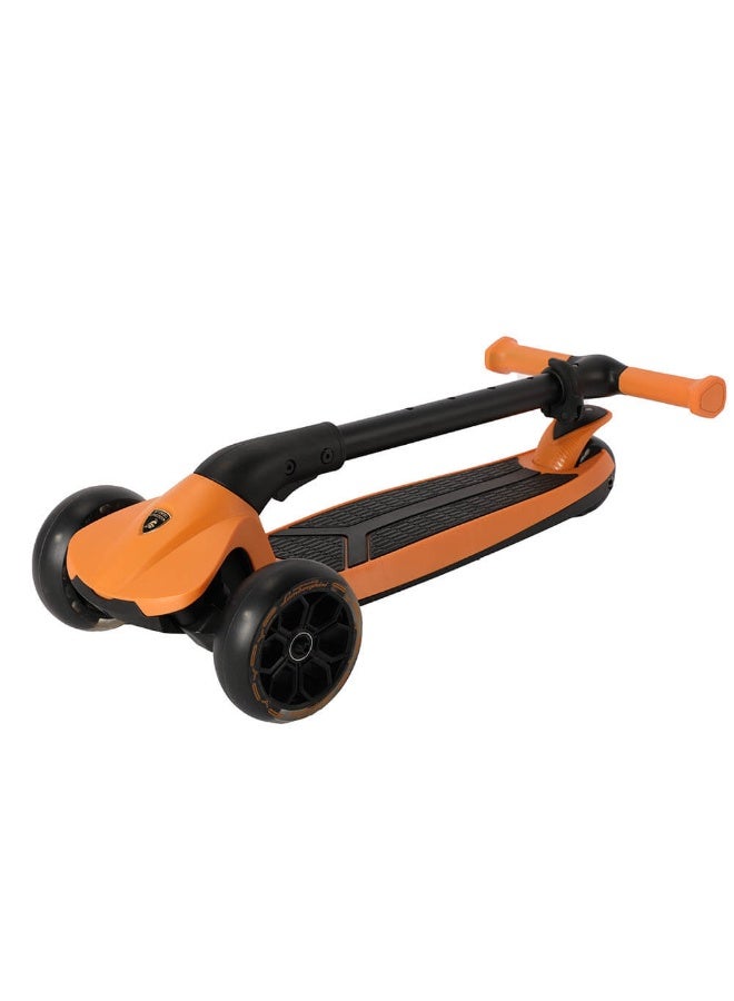 LAMBORGHINI 3-Wheel Folding Kick Scooter (Orange) - Image 3