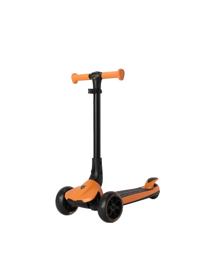 LAMBORGHINI 3-Wheel Folding Kick Scooter (Orange) - Image 1