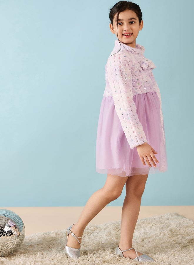 Stylo Bug Tulle Overlay Dress - Image 3