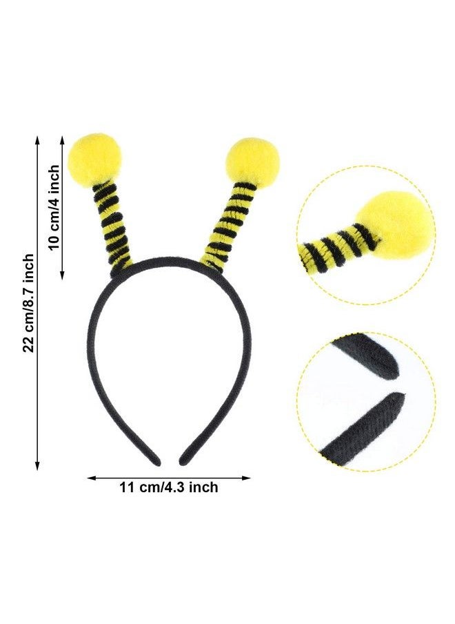 Yaomiao 8 Pieces Bee Headband Bee Headband Bee Antenna Headband Tentacle Hair Bands Hair For Kids Women Bee Party Decorations Supplies  - Image 4