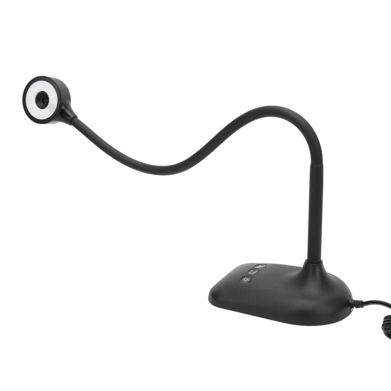 كاميرا مستندات USB ذات تركيز تلقائي 2K - مصباح LED لتعبئة الضوء بثلاث مستويات سطوع و وظيفة انعكاس الصورة - كاميرا ويب USB لأعمال عن بعد، تدريس، تدريس عبر الإنترنت، مؤتمرات الفيديو - Image 2