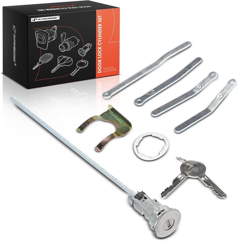 A-Premium Door Lock Cylinder Set with Keys - Image 1