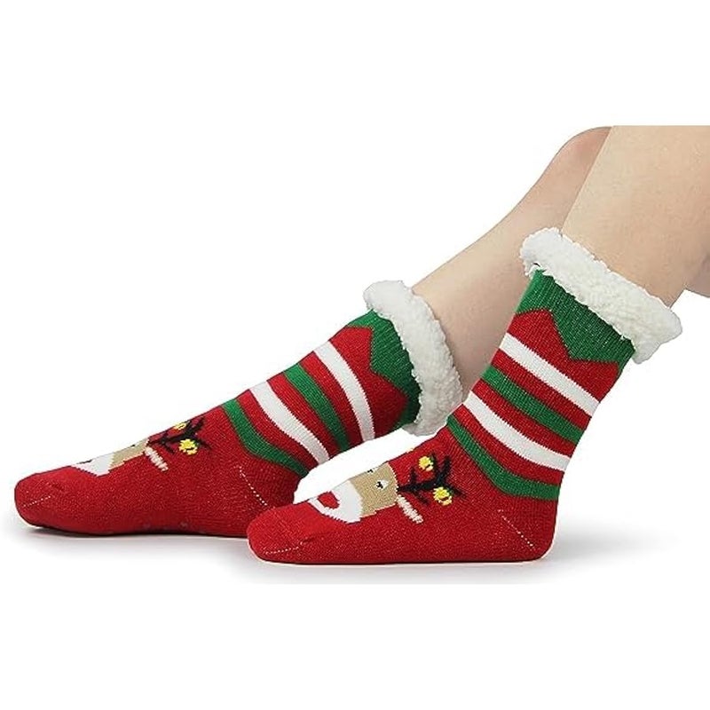 Loquat socks, women's  socks, warm socks,  socks, cuddly socks, women's  socks,  cartoon socks, winter socks for men and women - Image 5