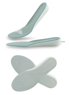 ZCM-HAPPY 2 Pairs Of Invisible Inner Heightening 2.5 cm Insoles With Multifunctional Shock Absorption Sweat Absorption And Breathability  - Image 1