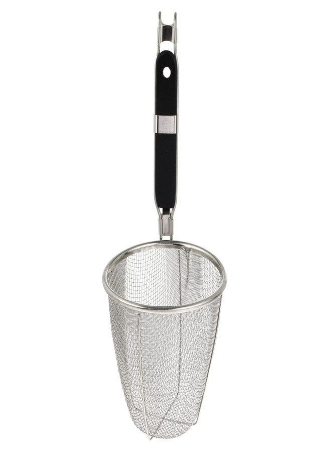 PACKOVE Mesh Strainer Spoon Stainless Steel Pasta Basket Mesh Noodle Strainer Pasta Noodle Strainer Sieve Mesh Strainer with Handle for Home Restaurant Kitchen - Image 1