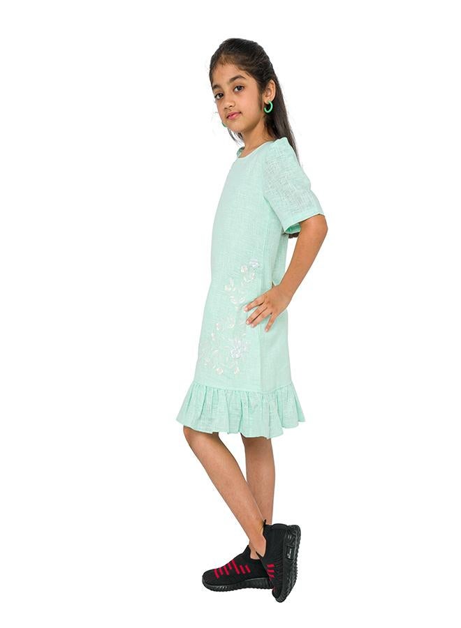 babyqlo Floral Ruffle Dress - Image 4