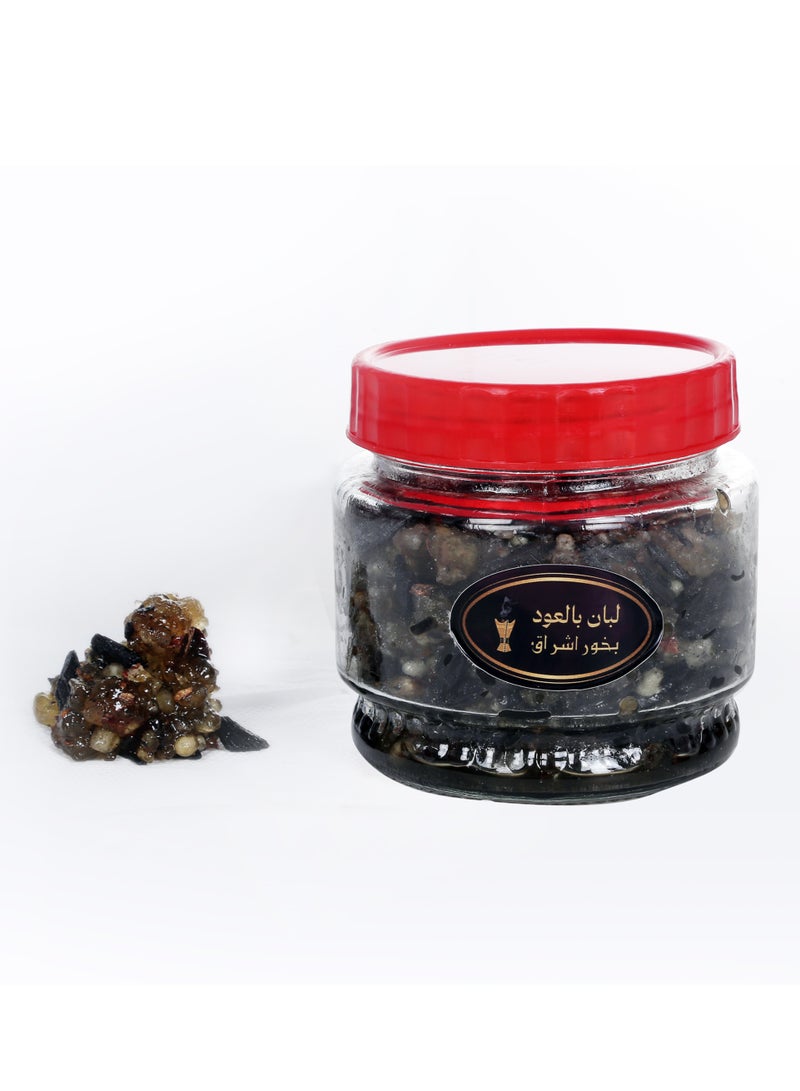 لبان بالعود فاخر من بخور إشراق | بخور لبان طبيعي ممزوج بالعود | رائحة شرقية تراثية ثابتة | بخور للمجالس والمنازل والمناسبات | لبان عطري بجودة عالية وتعطير يدوم - Image 2