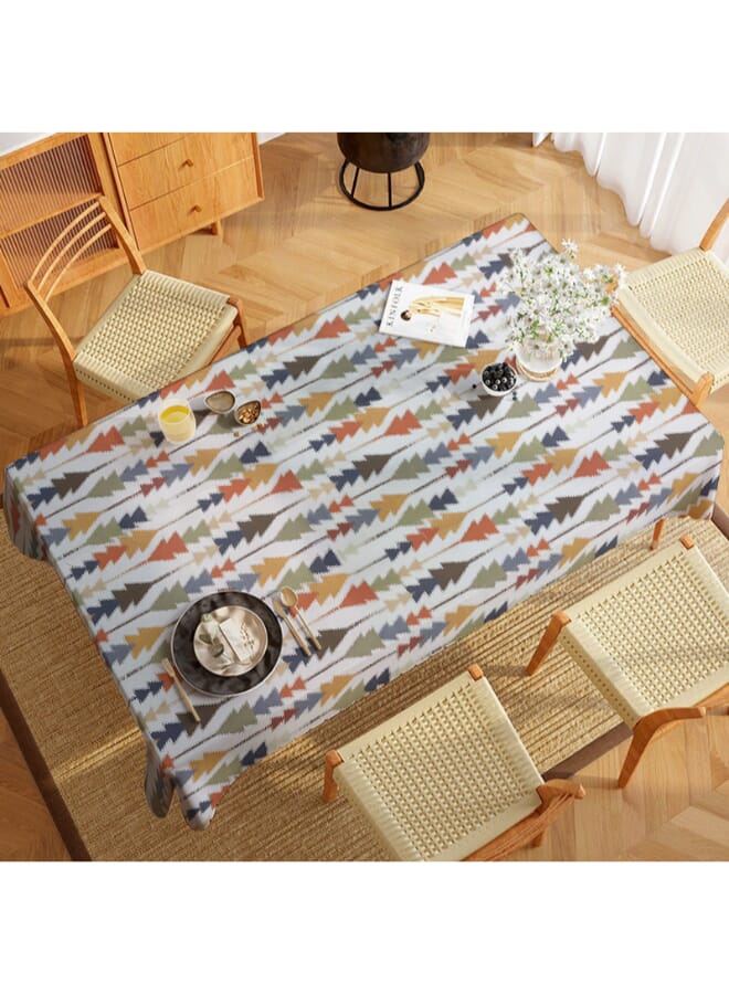  انتكس بيت الستائر مفرش طاولة مستطيل أنيق صوفيا من إنتكس هوم - قماش مخملي فاخر من الكتان، مقاس 130 × 190 سم - Image 2